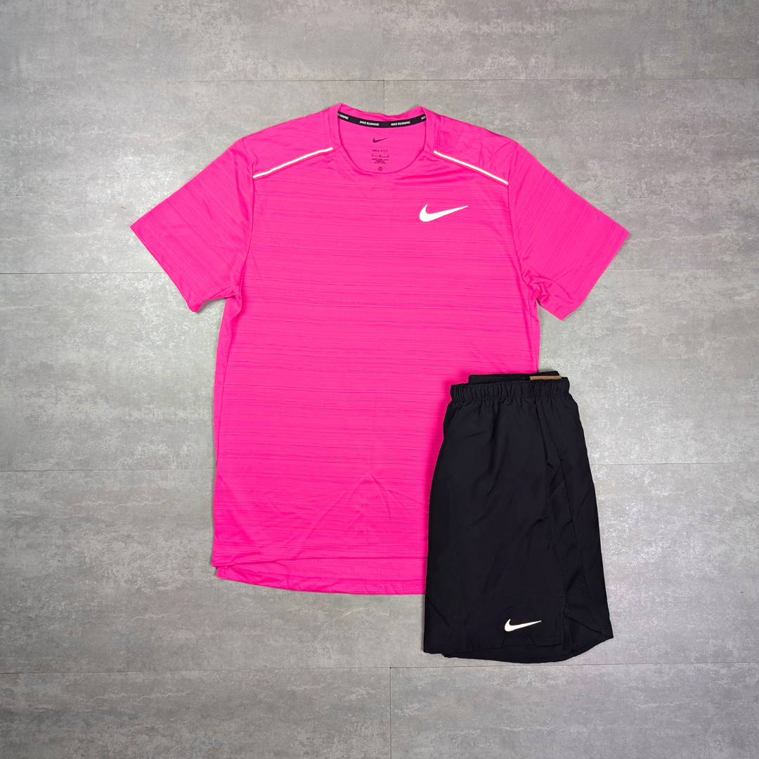 Nike Miler 1.0 Challenger Set - Hot Pink